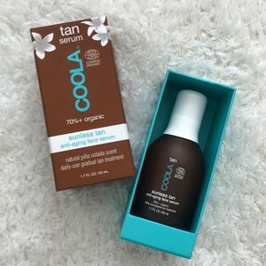 Coola sunless tan face serum